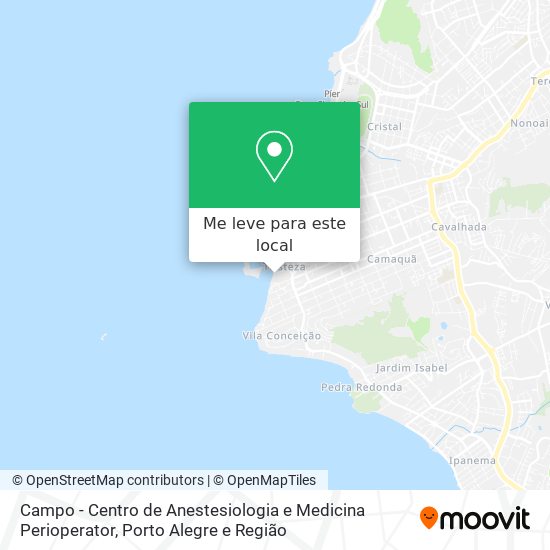 Campo - Centro de Anestesiologia e Medicina Perioperator mapa