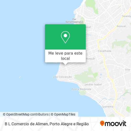 B L Comercio de Alimen mapa