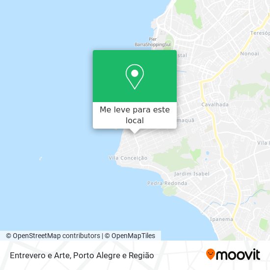 Entrevero e Arte mapa