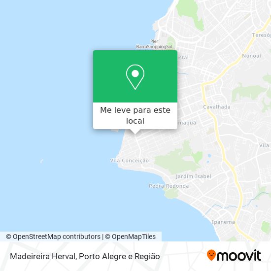 Madeireira Herval mapa