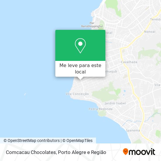 Comcacau Chocolates mapa