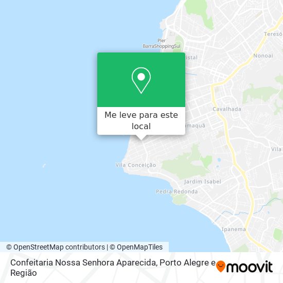 Confeitaria Nossa Senhora Aparecida mapa