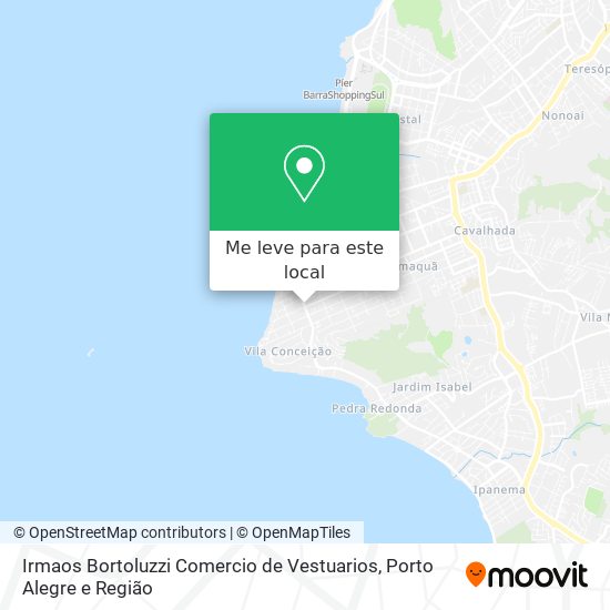 Irmaos Bortoluzzi Comercio de Vestuarios mapa