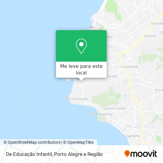 De Educação Infantil mapa