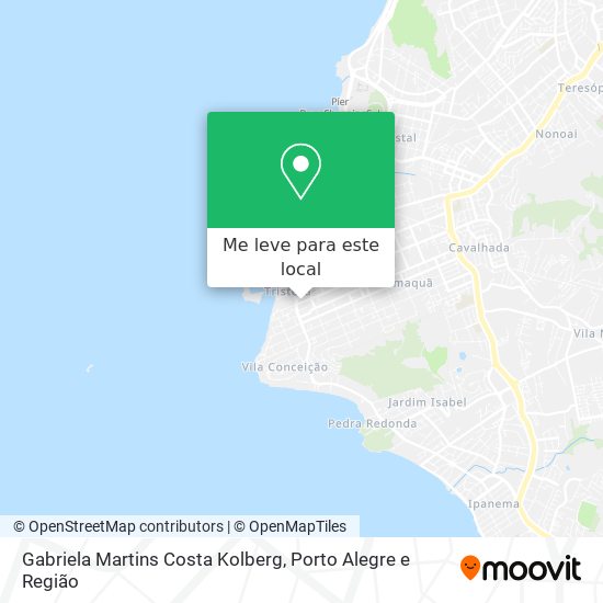 Gabriela Martins Costa Kolberg mapa