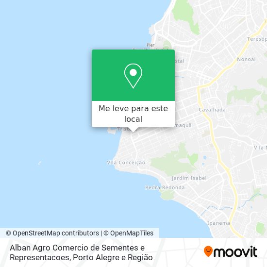 Alban Agro Comercio de Sementes e Representacoes mapa