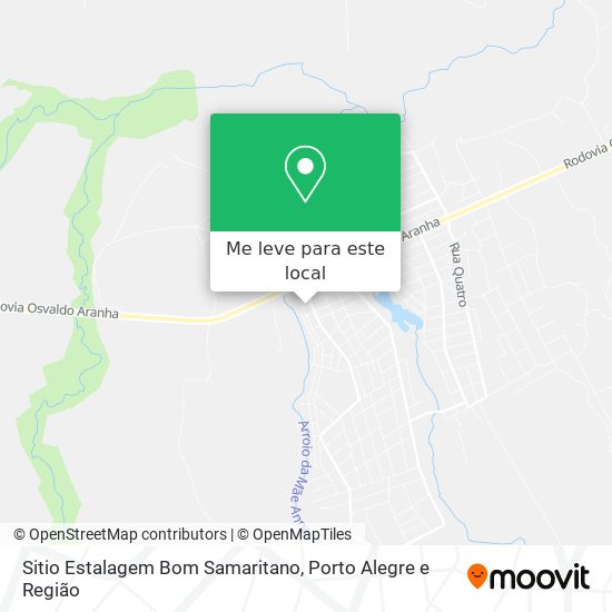 Sitio Estalagem Bom Samaritano mapa