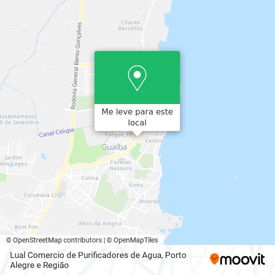 Lual Comercio de Purificadores de Agua mapa