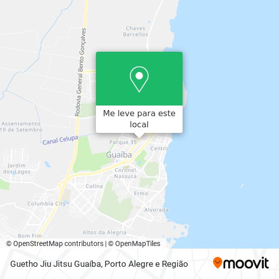 Guetho Jiu Jitsu Guaíba mapa