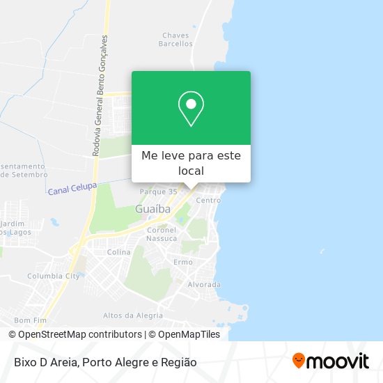 Bixo D Areia mapa