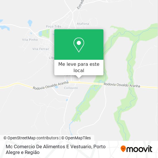 Mc Comercio De Alimentos E Vestuario mapa