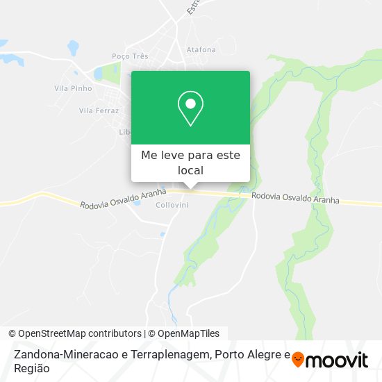 Zandona-Mineracao e Terraplenagem mapa