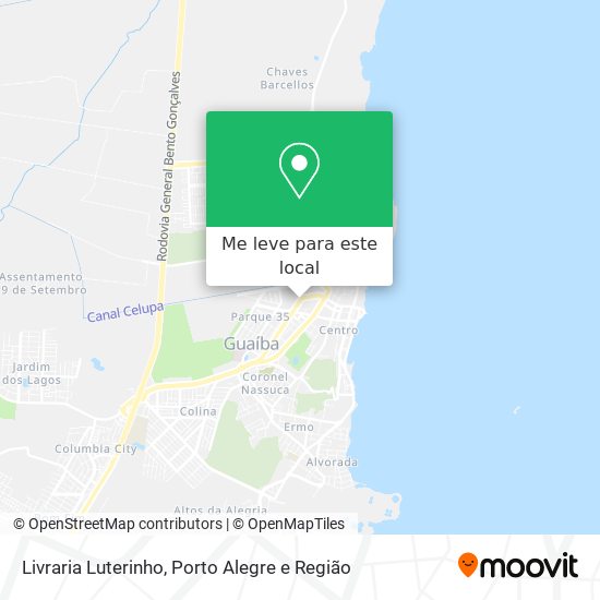 Livraria Luterinho mapa