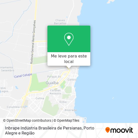 Inbrape Indústria Brasileira de Persianas mapa