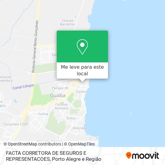 FACTA CORRETORA DE SEGUROS E REPRESENTACOES mapa