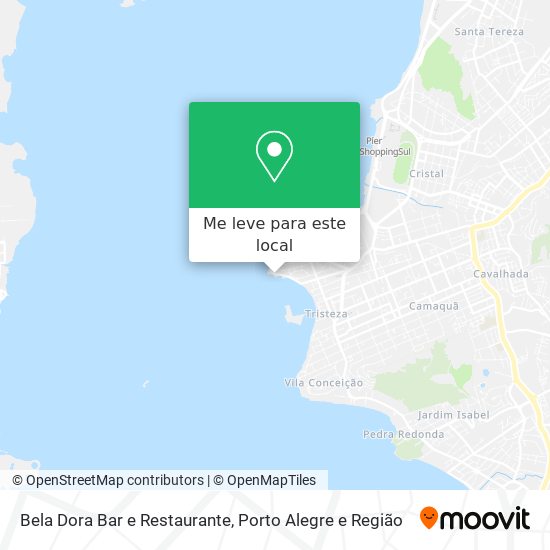 Bela Dora Bar e Restaurante mapa