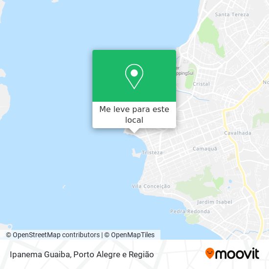 Ipanema Guaiba mapa