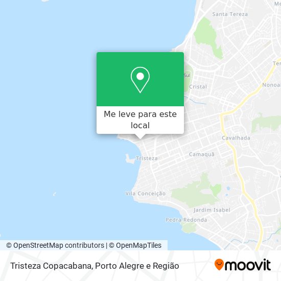 Tristeza Copacabana mapa