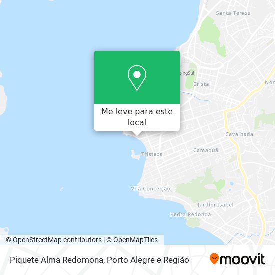 Piquete Alma Redomona mapa
