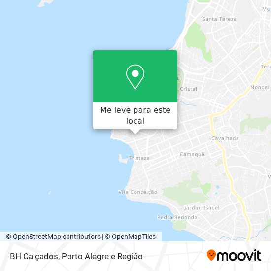 BH Calçados mapa