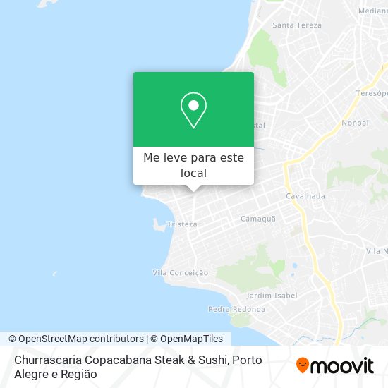 Churrascaria Copacabana Steak & Sushi mapa