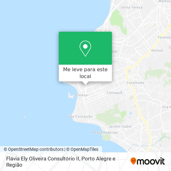 Flávia Ely Oliveira Consultório II mapa