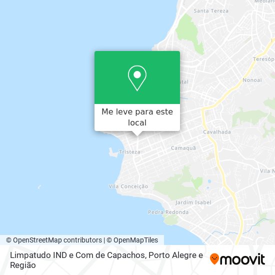 Limpatudo IND e Com de Capachos mapa