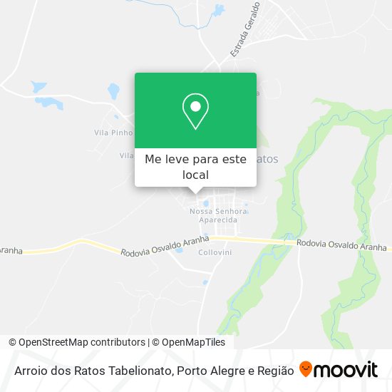 Arroio dos Ratos Tabelionato mapa