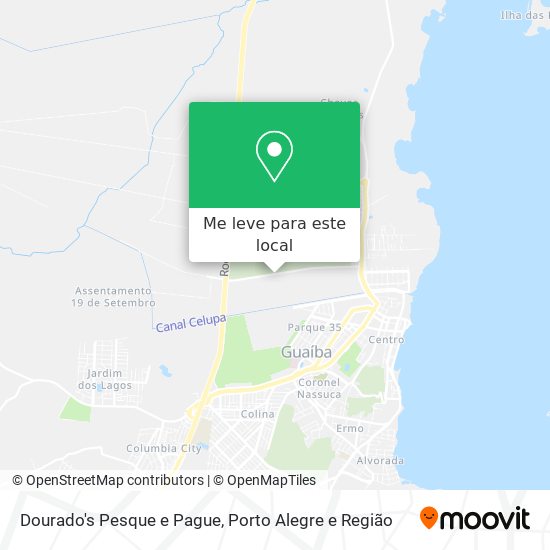 Dourado's Pesque e Pague mapa