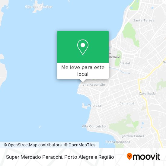 Super Mercado Peracchi mapa