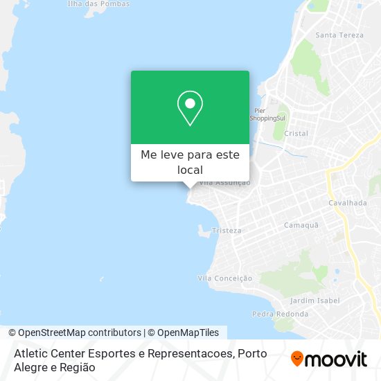 Atletic Center Esportes e Representacoes mapa