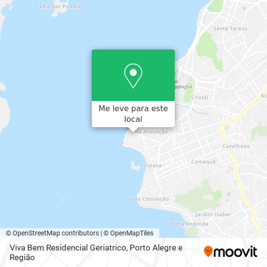 Viva Bem Residencial Geriatrico mapa