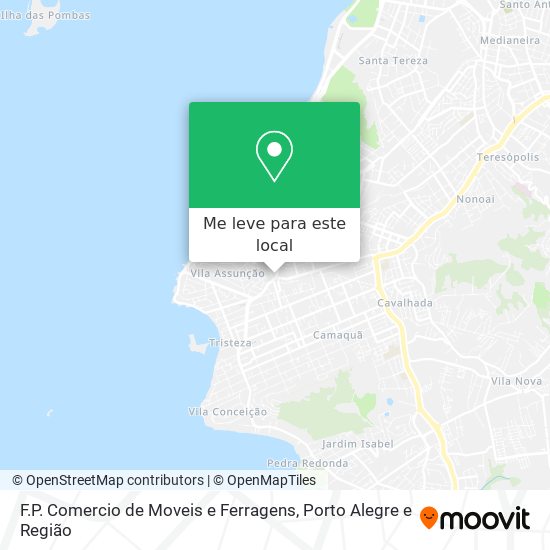 F.P. Comercio de Moveis e Ferragens mapa