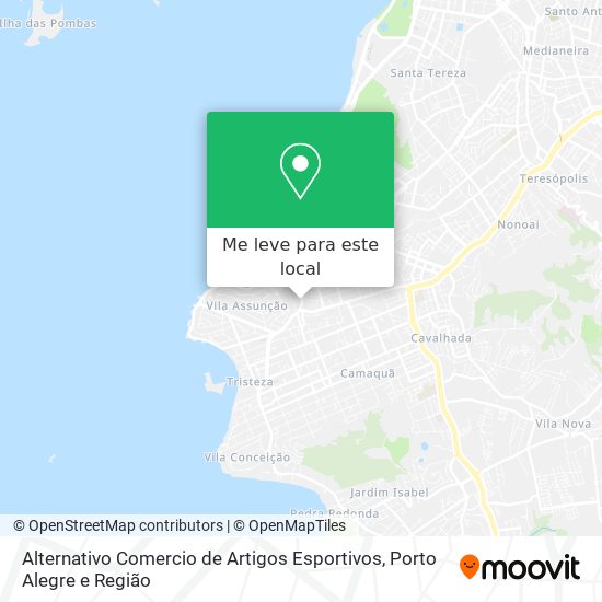 Alternativo Comercio de Artigos Esportivos mapa