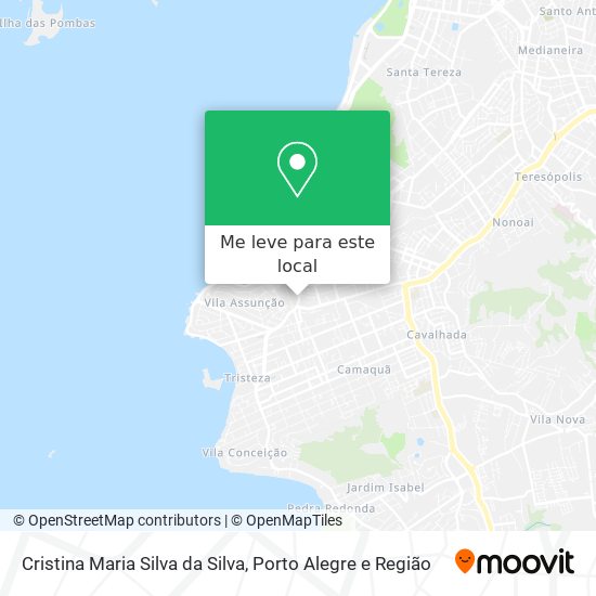 Cristina Maria Silva da Silva mapa