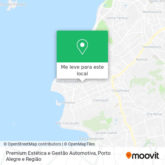 Premium Estética e Gestão Automotiva mapa