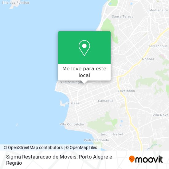 Sigma Restauracao de Moveis mapa