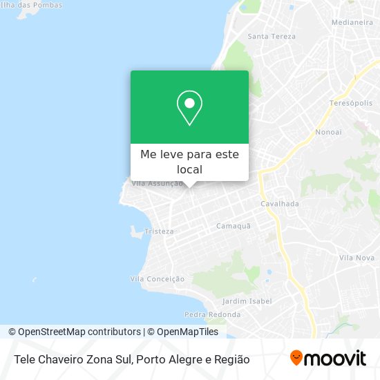 Tele Chaveiro Zona Sul mapa