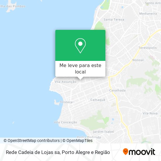 Rede Cadeia de Lojas sa mapa