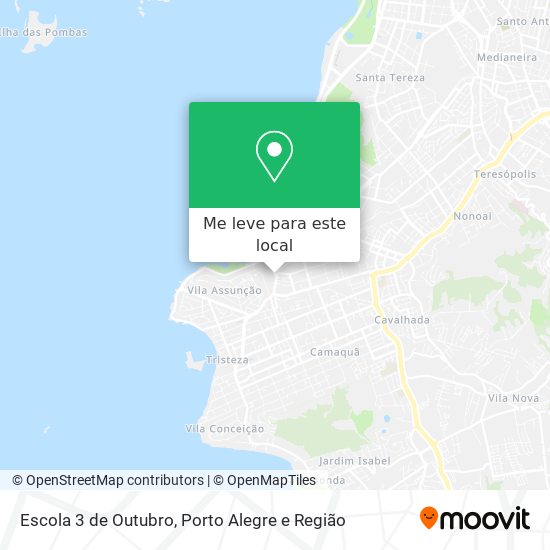 Escola 3 de Outubro mapa