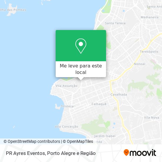 PR Ayres Eventos mapa