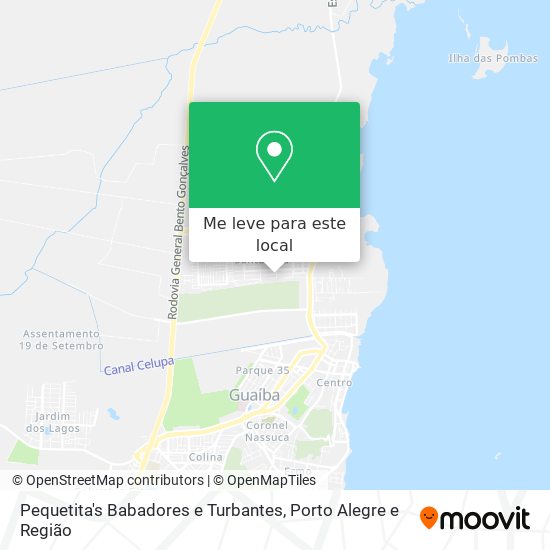 Pequetita's Babadores e Turbantes mapa