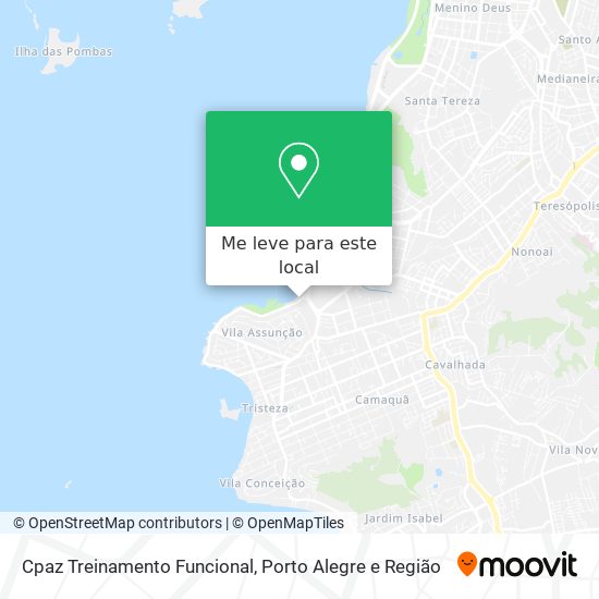 Cpaz Treinamento Funcional mapa