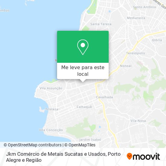 Jkm Comércio de Metais Sucatas e Usados mapa