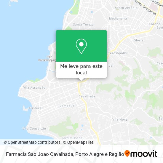 Farmacia Sao Joao Cavalhada mapa