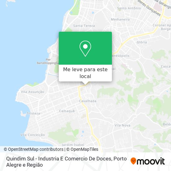 Quindim Sul - Industria E Comercio De Doces mapa