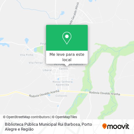 Biblioteca Pública Municipal Rui Barbosa mapa