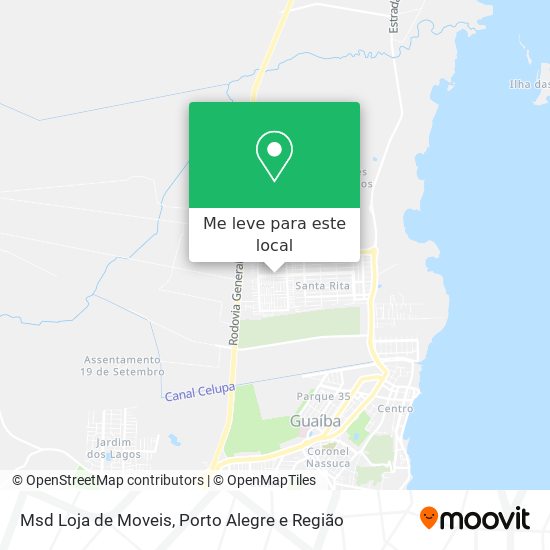 Msd Loja de Moveis mapa