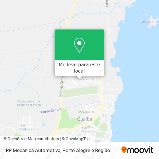 RR Mecanica Automotiva mapa