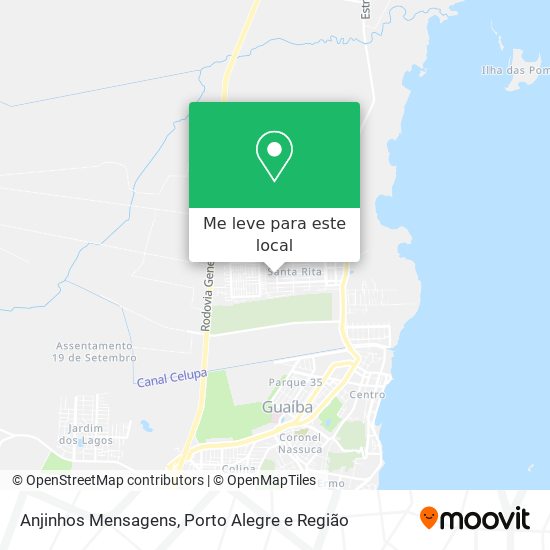 Anjinhos Mensagens mapa